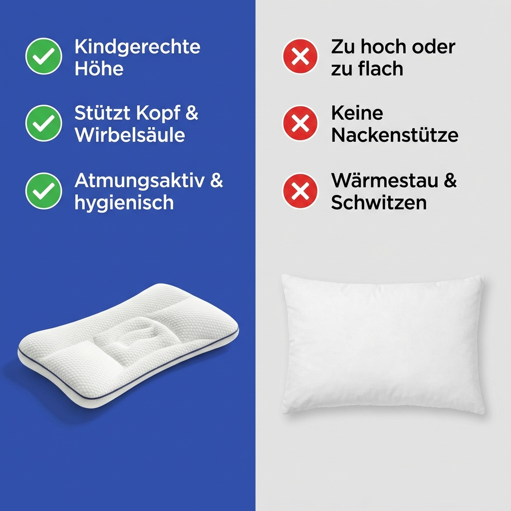 Ergonomisches Kinderkissen